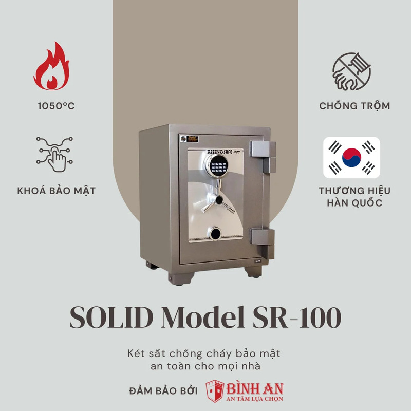 Két sắt Hàn Quốc Solid SR-100 (220kg)
