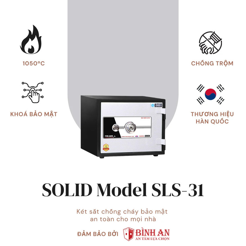 Két sắt Solid SLS-31 (50kg)