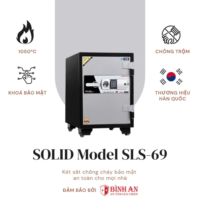 Két sắt Solid SLS-69 (135kg)