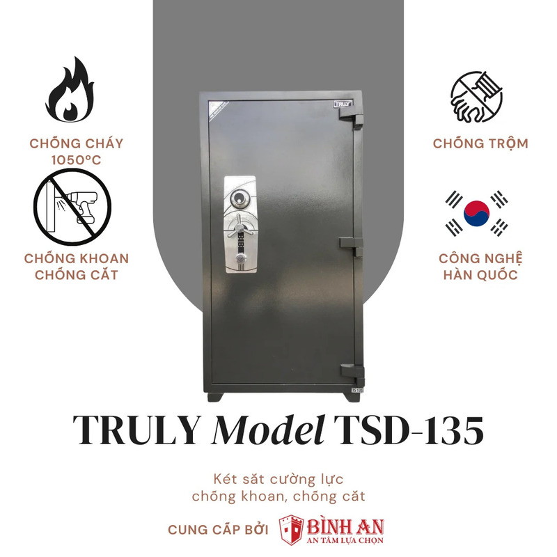 Két sắt Truly TSD-135 (495kg)