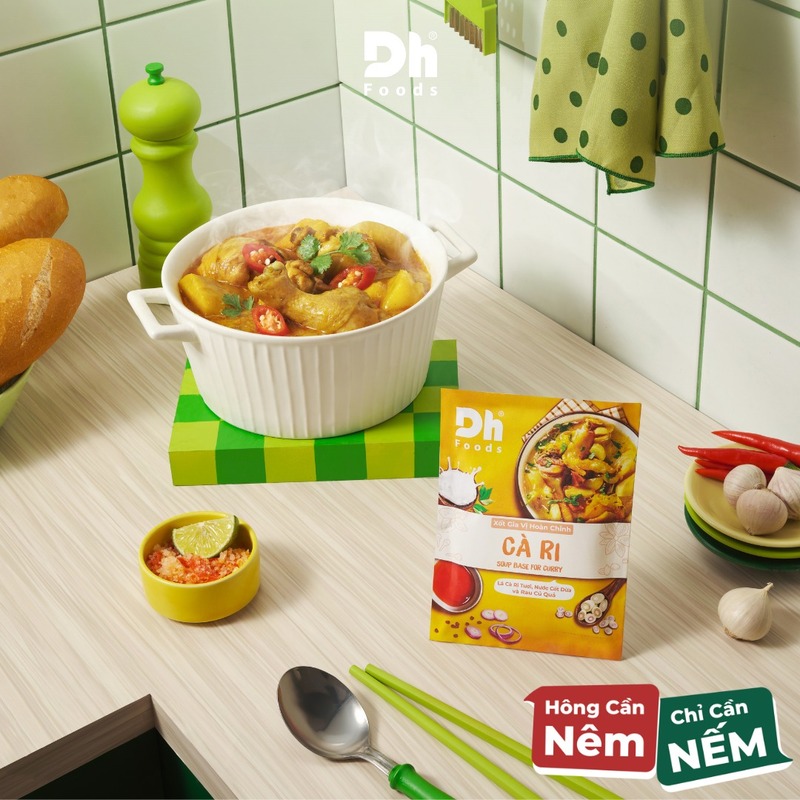 Gia vị nấu cà ri DH Foods