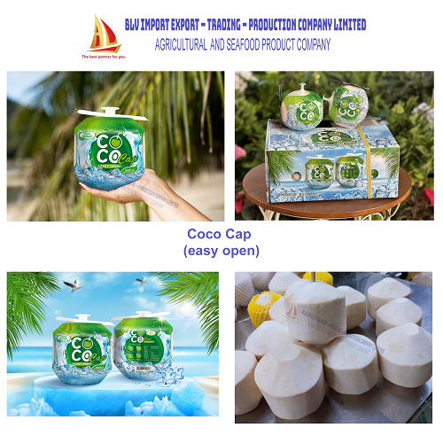 Dừa nắp khoen - Công Ty TNHH Sản Xuất - Thương Mại - Xuất Nhập Khẩu BLV