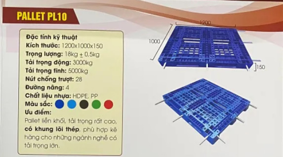 Catalog - Pallet Nhựa Môi Trường Xanh - Công Ty TNHH Phát Triển Công Nghệ Khí Sinh Học Môi Trường Xanh