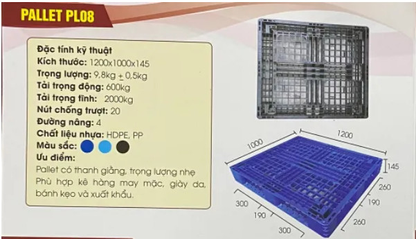 Catalog - Pallet Nhựa Môi Trường Xanh - Công Ty TNHH Phát Triển Công Nghệ Khí Sinh Học Môi Trường Xanh