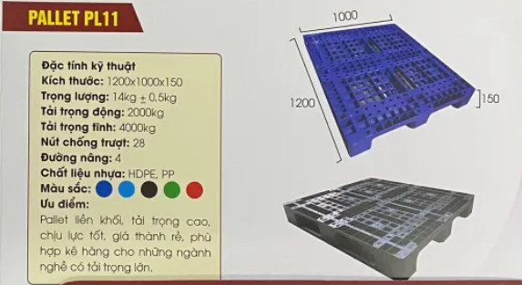 Catalog - Pallet Nhựa Môi Trường Xanh - Công Ty TNHH Phát Triển Công Nghệ Khí Sinh Học Môi Trường Xanh