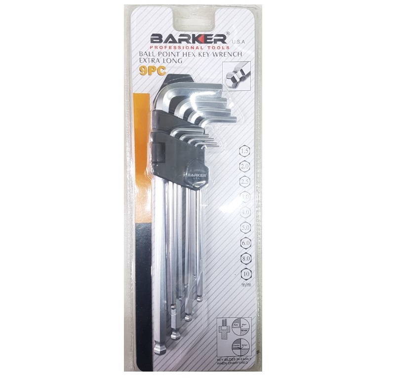 Bộ lục giác bi 9 cây Barker - Cơ Điện BDCO - Công Ty TNHH Vật Tư Công Nghiệp BDCO