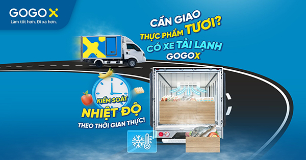 Dịch vụ xe tải lạnh - Vận Chuyển GOGOX - Công Ty Cổ Phần GOGOX Việt Nam