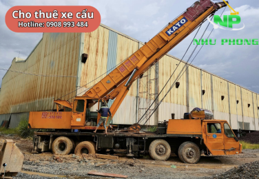 Cho thuê xe cẩu tại cụm KCN Tân Mỹ giá rẻ - Cho Thuê Xe Cẩu Kato - Công Ty TNHH Xe Cẩu Như Phong