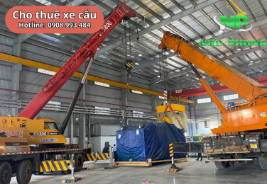 Dịch vụ cho thuê xe cẩu Kato tại KCN Uyên Hưng - Cho Thuê Xe Cẩu Kato - Công Ty TNHH Xe Cẩu Như Phong