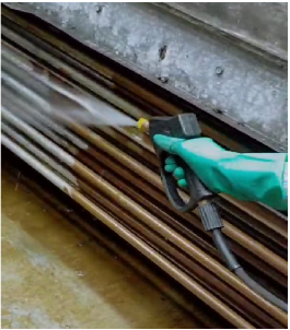 Tẩy cáu cặn giàn ngưng tụ NH3