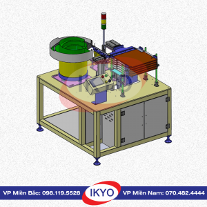 Hệ thống máy xếp hàng tự động vào khay chứa - Hệ Thống Cấp Phôi Tự Động Ikyo - Công Ty TNHH Kỹ Thuật Ikyo Việt Nam