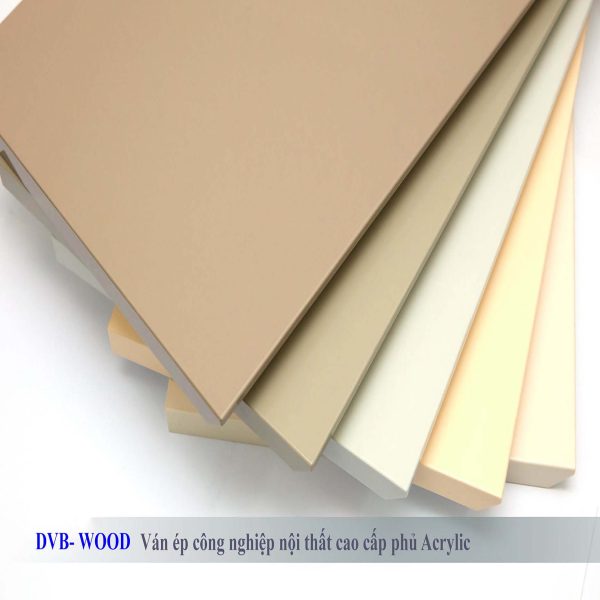 Ván MDF phủ Acrylic - Váp ép công nghiệp DVB WOOD - Công Ty Cổ Phần Đầu Tư Xây Dựng Hồng Tâm