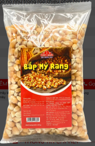 Bắp mỹ rang 250g