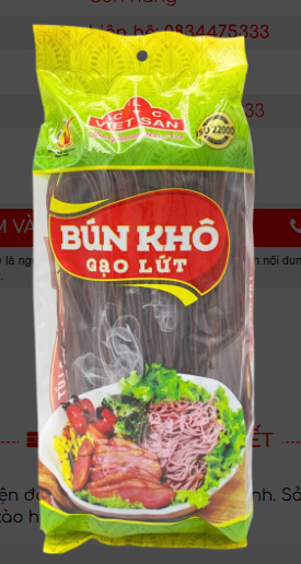 Bún gạo lứt 300g