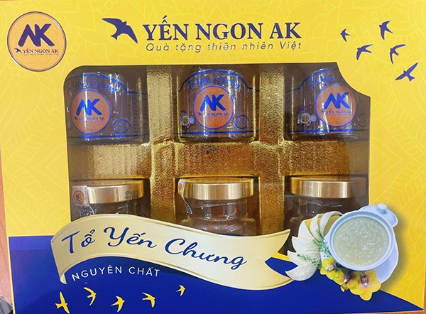 Yến hũ chưng đông trùng hạ thảo (12% yến và sợi đông trùng)