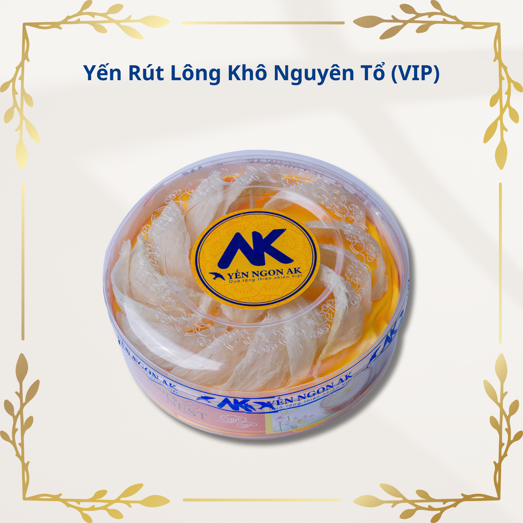 Yến rút lông thô nguyên tổ