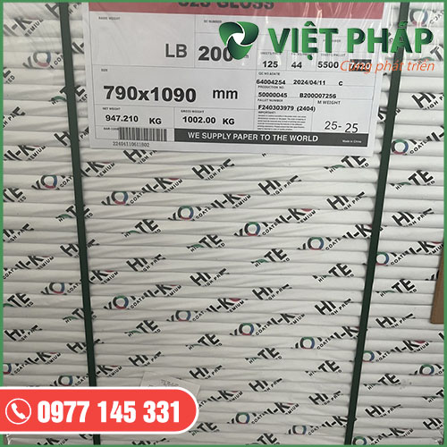 Giấy Couche - Giấy Việt Pháp - Công Ty TNHH Đầu Tư Sản Xuất Thương Mại Dịch Vụ Việt Pháp