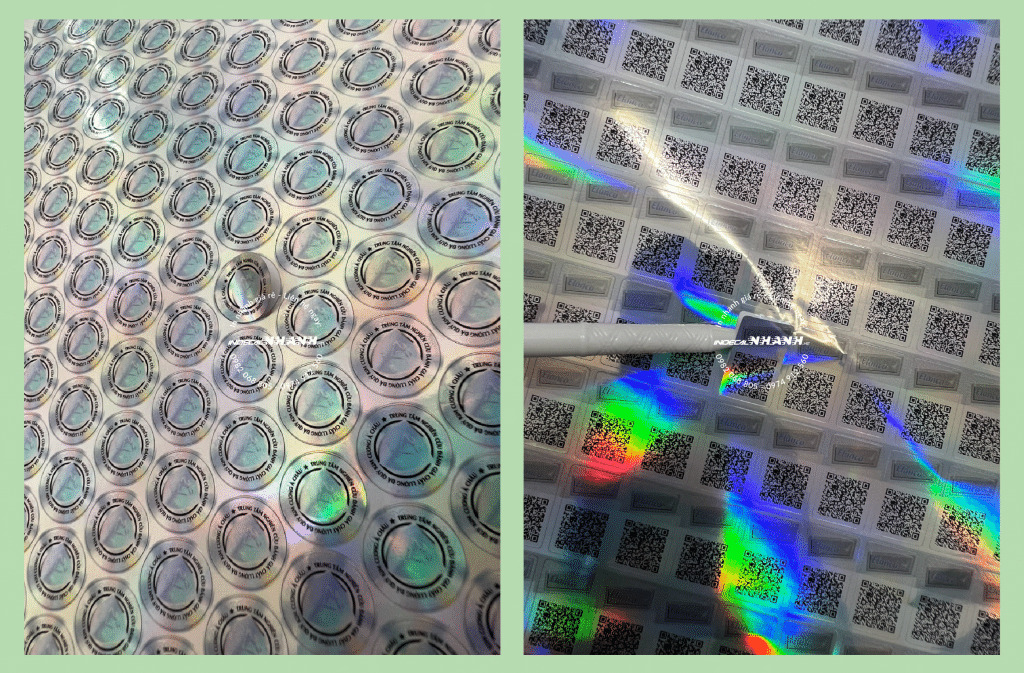 In tem hologram chống giả