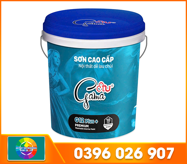 Sơn nội thất dễ lau chùi Gama G12 Plus Premium