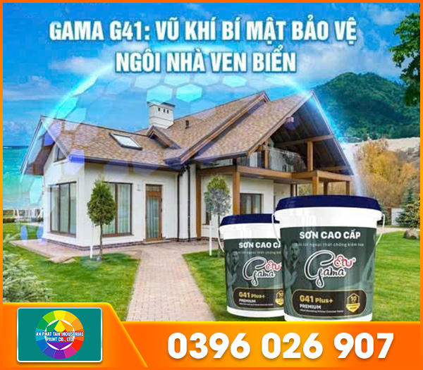 Sơn lót ngoại thất chống kiềm hóa cao cấp Gama G41 Plus Premium