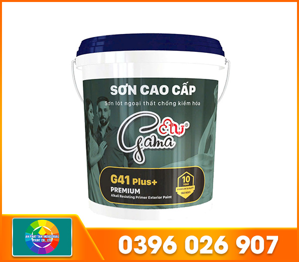 Sơn lót ngoại thất chống kiềm hóa cao cấp Gama G41 Plus Premium