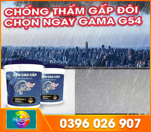 Sơn chống thấm sàn cao cấp Gama G54 Plus Premium