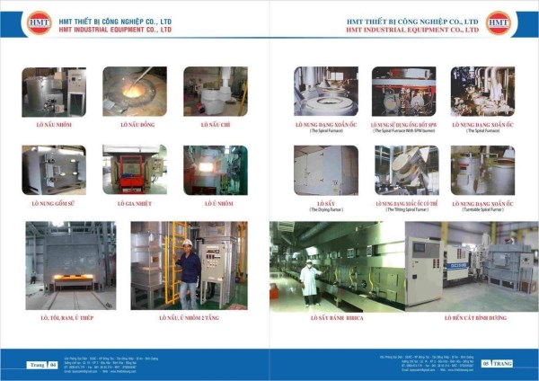 Catalogue - Lò Công Nghiệp HMT - Công Ty TNHH MTV Thương Mại Dịch Vụ Thiết Bị Công Nghiệp Hồ Minh Tuyên