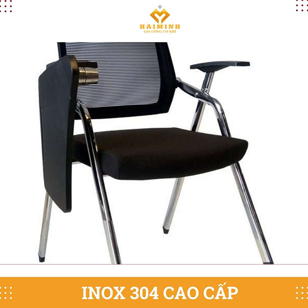 Ghế văn phòng trainning có bàn - Tủ Bếp Inox Hải Minh - Công Ty TNHH SX TM Xây Dựng Cơ Khí Hải Minh