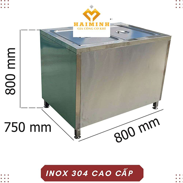 Tủ hâm nóng thức ăn 2 khay - Tủ Bếp Inox Hải Minh - Công Ty TNHH SX TM Xây Dựng Cơ Khí Hải Minh