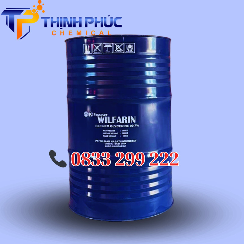 Glycerin (Glycerol) tinh khiết 99.7% min USP