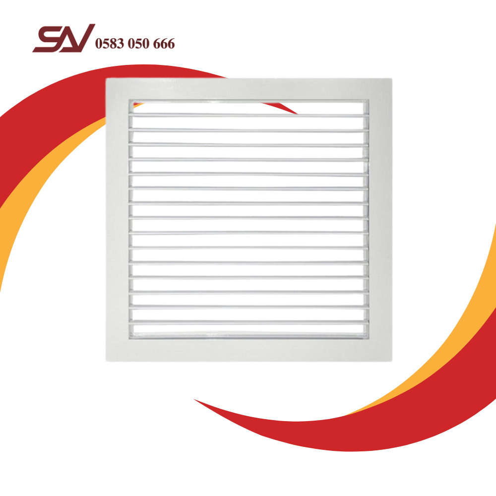 Cửa gió nan bầu dục 1 lớp