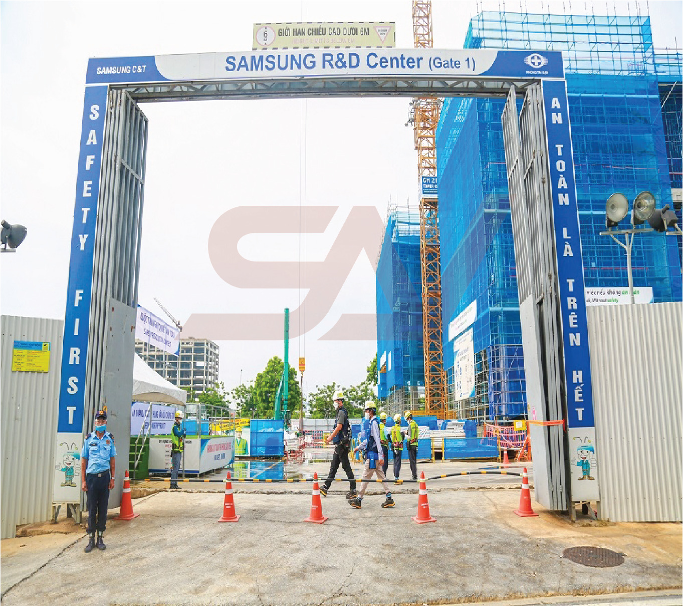 Dự án nhà máy điện tử Samsung R&D Center