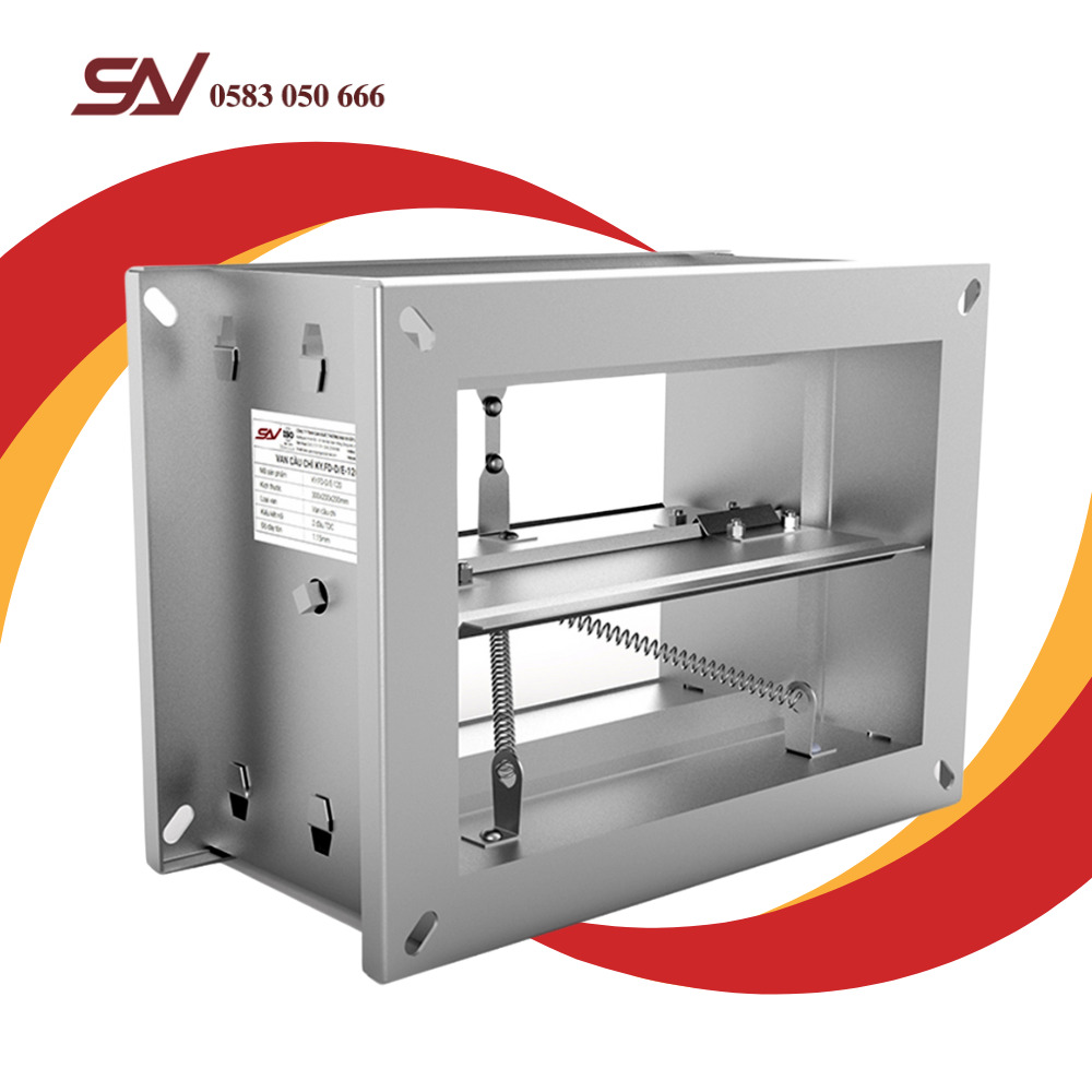 Van chắn lửa gắn cầu chì SA.FD-D/E-120