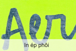 In ép phôi - In Lụa Global Print - Công Ty TNHH Sản Xuất Và Thương Mại Global Print