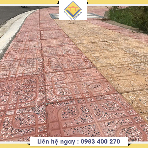 Công trình đường D30 - Gạch Terrazzo Nguyên Vy - Công Ty TNHH Tư Vấn Và Xây Dựng Nguyên Vy