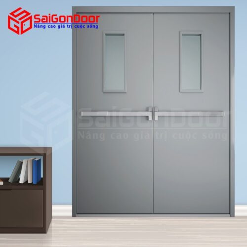 Cửa thép chống cháy TCC P2G2 TTH - SaigonDoor - Công Ty Cổ Phần Tập Đoàn SaigonDoor