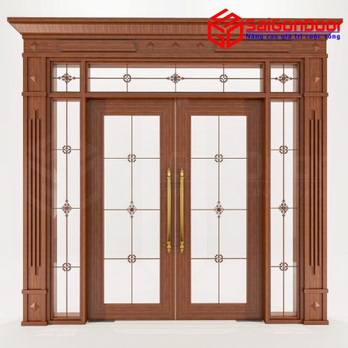 Cửa nhôm vân gỗ 68 - SaigonDoor - Công Ty Cổ Phần Tập Đoàn SaigonDoor