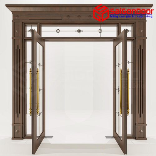 Cửa nhôm vân gỗ 70 - SaigonDoor - Công Ty Cổ Phần Tập Đoàn SaigonDoor