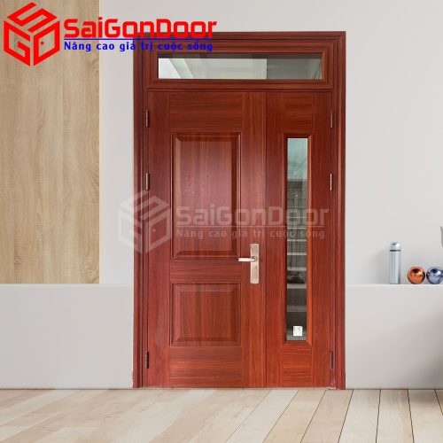 Cửa thép vân gỗ SGD-KM.TVG-2CL-5 - SaigonDoor - Công Ty Cổ Phần Tập Đoàn SaigonDoor