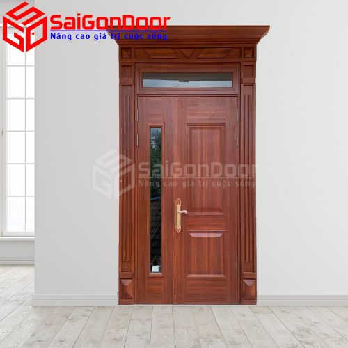 Cửa thép vân gỗ SGD-KM.TVG-2CL-8 - SaigonDoor - Công Ty Cổ Phần Tập Đoàn SaigonDoor