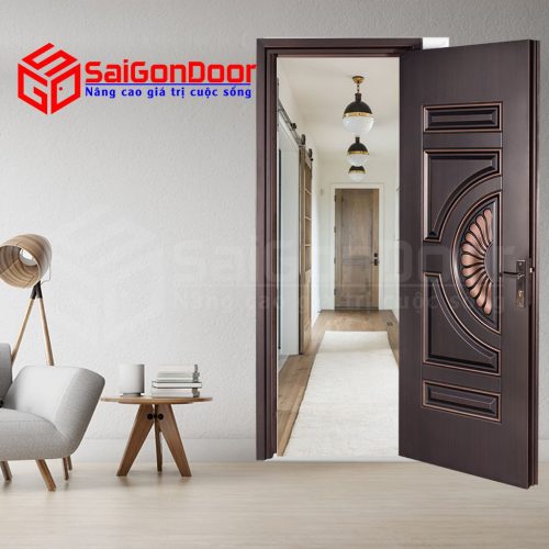 Cửa vân gỗ 5D KA-1.01H - SaigonDoor - Công Ty Cổ Phần Tập Đoàn SaigonDoor