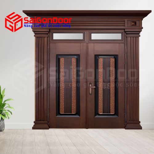 Cửa vân gỗ 5D KA-22.40-2TK - SaigonDoor - Công Ty Cổ Phần Tập Đoàn SaigonDoor