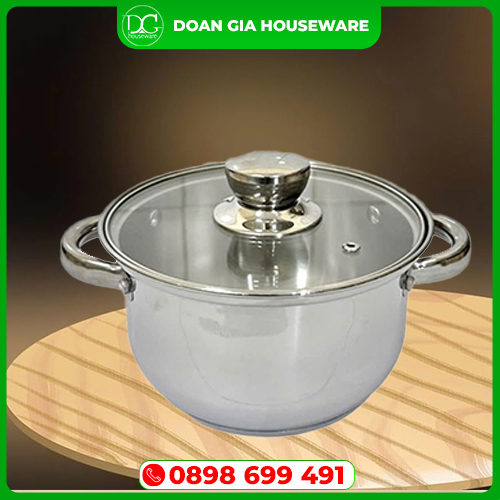 Nồi inox - Inox Gia Dụng Doãn Gia - Công Ty TNHH Sản Xuất Thương Mại Dịch Vụ Doãn Gia