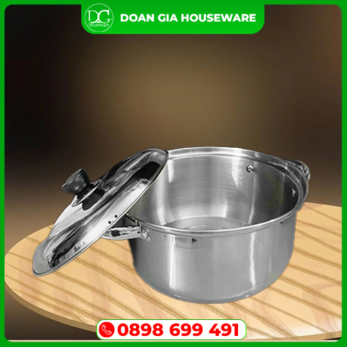 Nồi inox - Inox Gia Dụng Doãn Gia - Công Ty TNHH Sản Xuất Thương Mại Dịch Vụ Doãn Gia