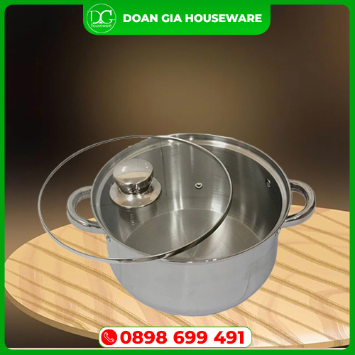 Nồi inox - Inox Gia Dụng Doãn Gia - Công Ty TNHH Sản Xuất Thương Mại Dịch Vụ Doãn Gia
