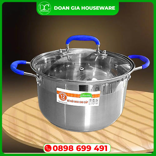 Nồi inox - Inox Gia Dụng Doãn Gia - Công Ty TNHH Sản Xuất Thương Mại Dịch Vụ Doãn Gia
