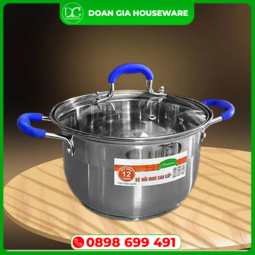 Nồi inox - Inox Gia Dụng Doãn Gia - Công Ty TNHH Sản Xuất Thương Mại Dịch Vụ Doãn Gia