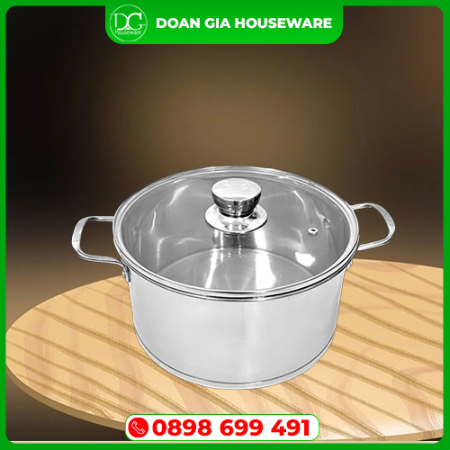 Nồi inox - Inox Gia Dụng Doãn Gia - Công Ty TNHH Sản Xuất Thương Mại Dịch Vụ Doãn Gia