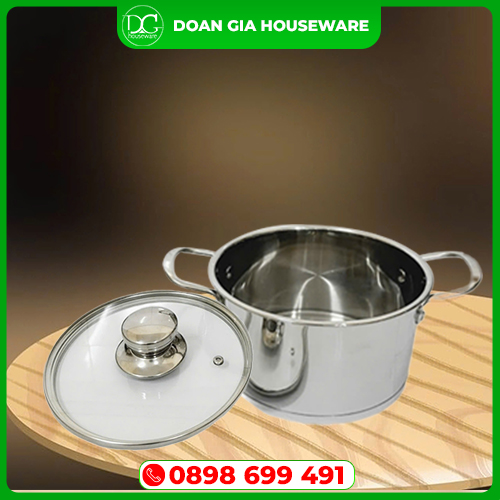 Nồi inox - Inox Gia Dụng Doãn Gia - Công Ty TNHH Sản Xuất Thương Mại Dịch Vụ Doãn Gia