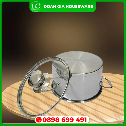 Nồi inox - Inox Gia Dụng Doãn Gia - Công Ty TNHH Sản Xuất Thương Mại Dịch Vụ Doãn Gia